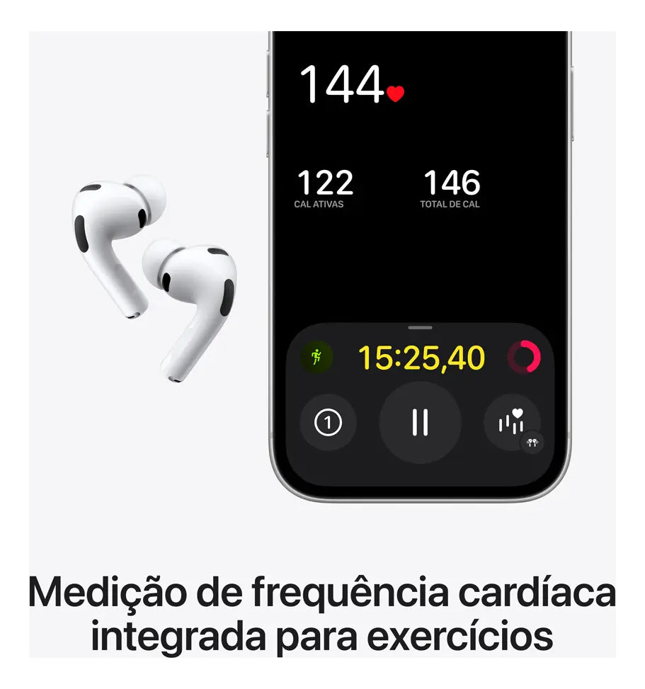 Apple AirPods Pro 3ª geração com Cancelamento Ativo de Ruído