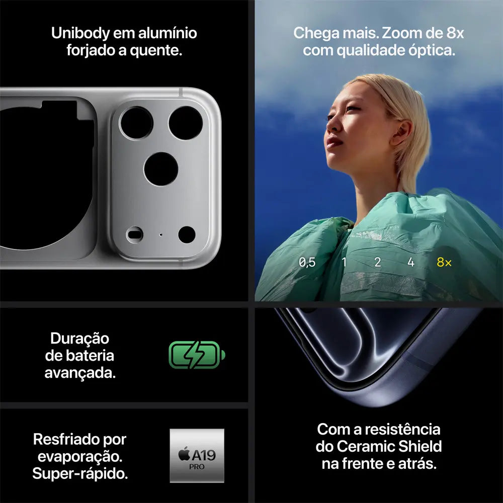 iPhone 17 Pro Max Laranja-cósmico 512GB