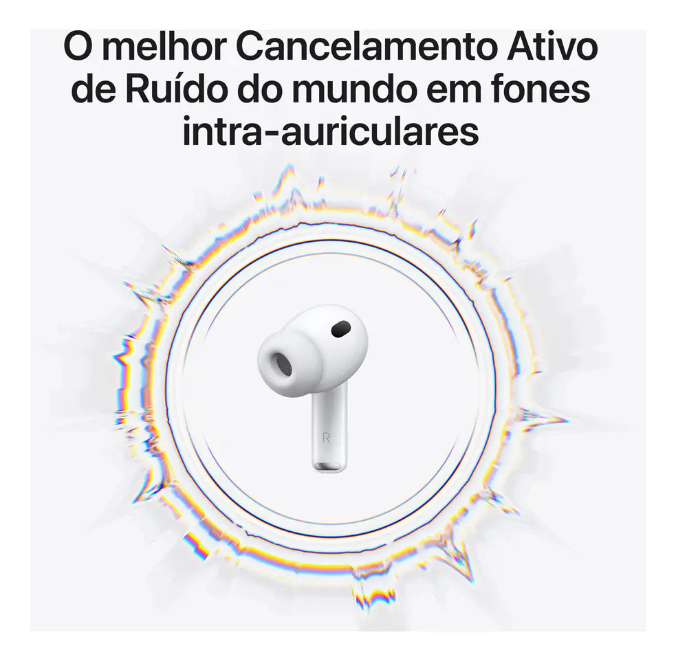 Apple AirPods Pro 3ª geração com Cancelamento Ativo de Ruído