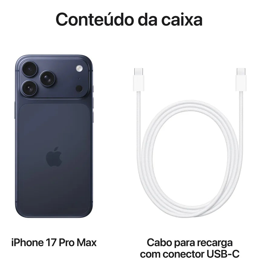 iPhone 17 Pro Max Laranja-cósmico 512GB