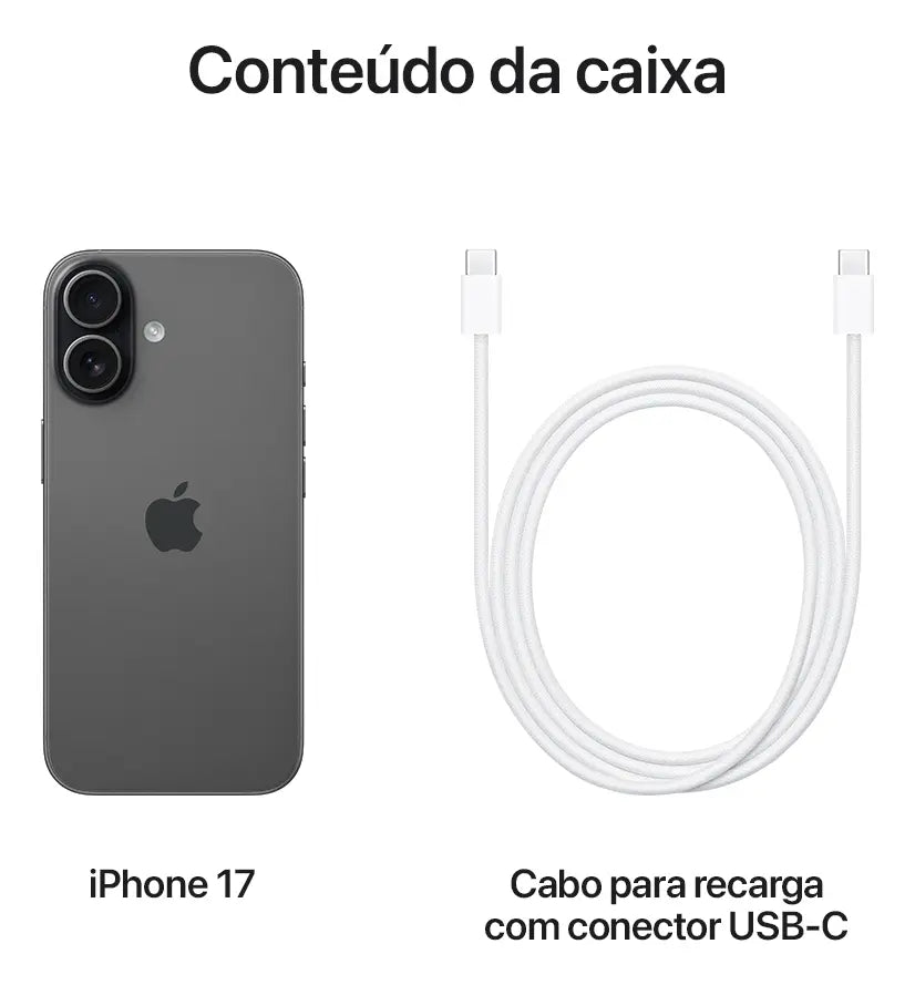 iPhone 17 Preto 512GB