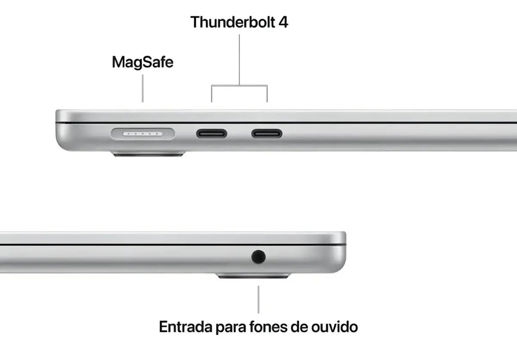 MacBook Air M4 13.6" Prateado 16GB 256GB
