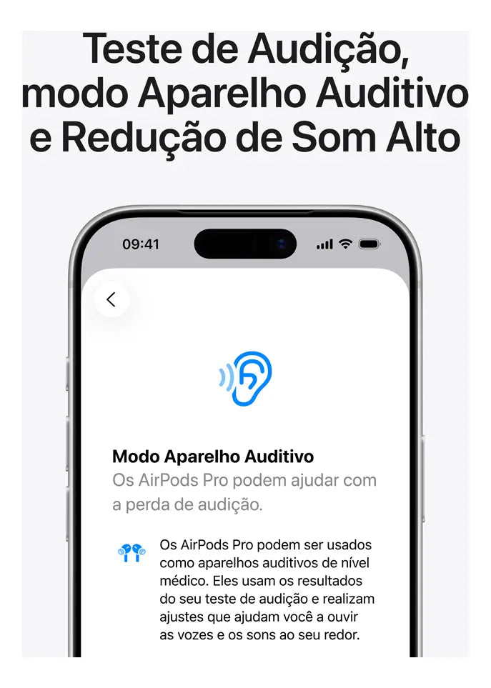 Apple AirPods Pro 3ª geração com Cancelamento Ativo de Ruído