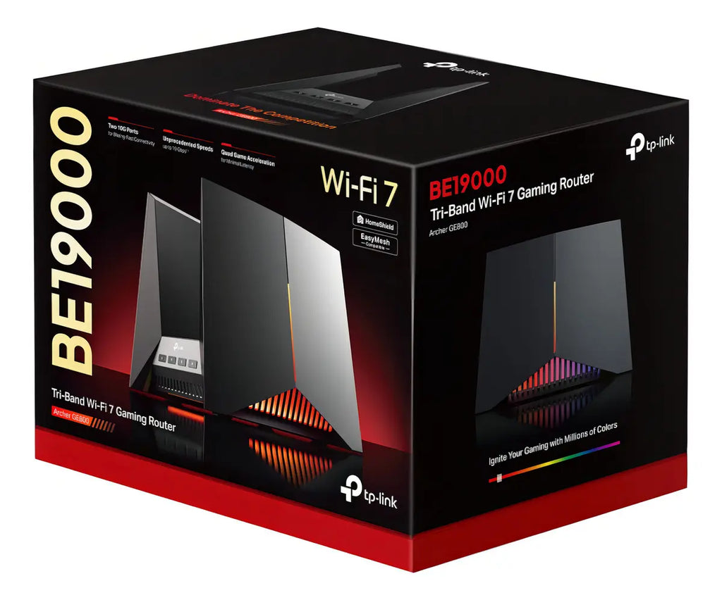 Roteador TP-Link Gaming Archer GE800 Wi‑Fi Tri Band BE19000