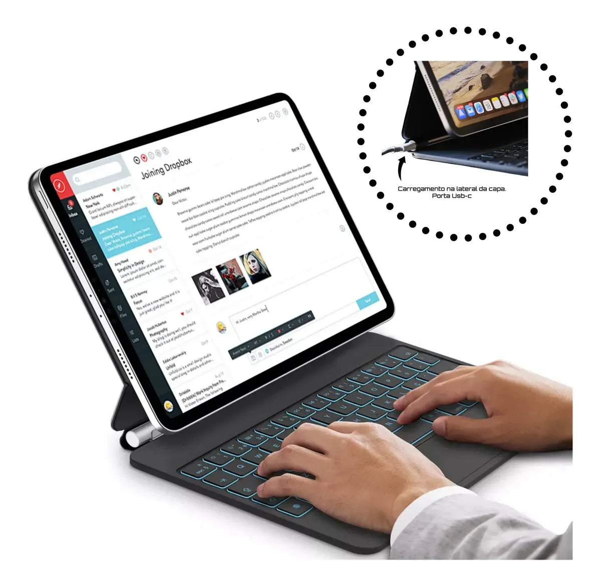 Magic Keyboard para iPad Pro de 13 polegadas (M4)