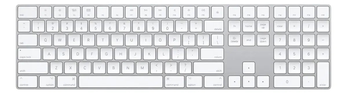 Magic Keyboard Apple com teclado numérico Branco