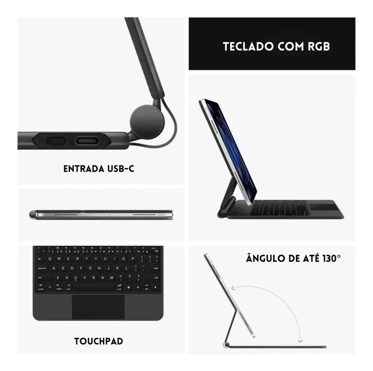 Magic Keyboard para iPad Pro de 13 polegadas (M4)