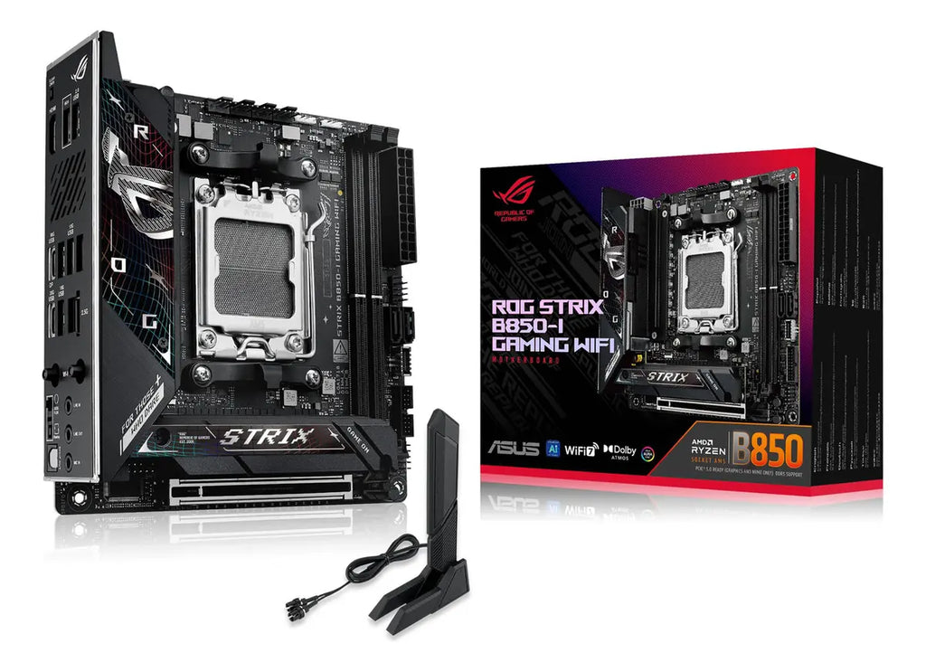 Placa Mãe Asus Rog Strix B850-I Gaming Wi-Fi AMD Soquete AM5