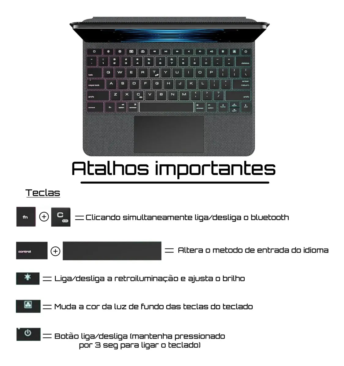 Magic Keyboard para iPad Pro de 13 polegadas (M4)